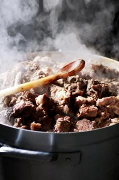 Cooking braised Stock Photos