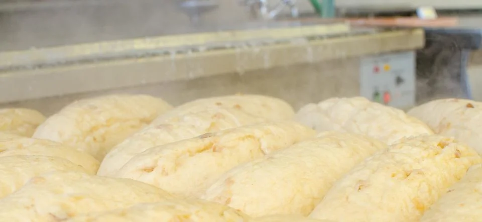 Cooking bread dumplings Stock Photos