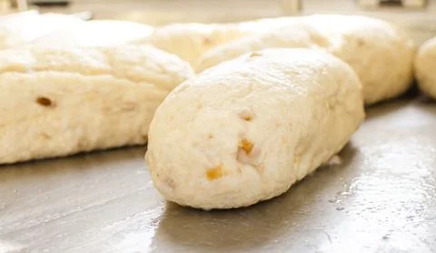 Cooking bread dumplings Stock Photos