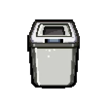 Cooking bread maker pixel art vector illustration Stock Illustration
