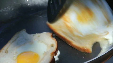 Cooking Breakfast at a Campsite Stock Footage 873209