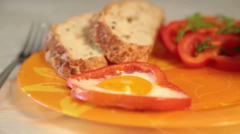 Cooking breakfast Stock Footage 48690928