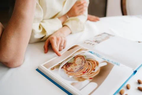 Cooking breakfast Stock Photos