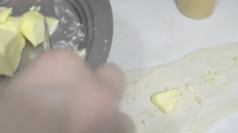 Cooking Bun Dough Stock Footage 58609588