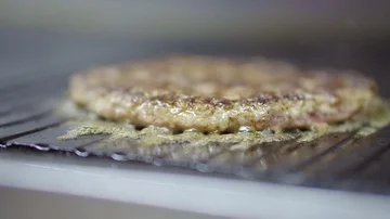 Cooking burger cutlets Stock Footage 85753868