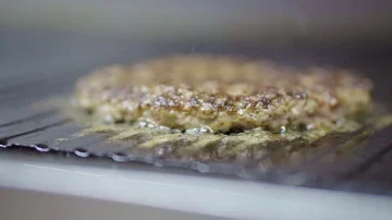 Cooking burger cutlets Stock Footage 85754272