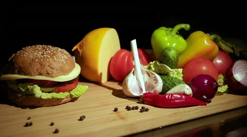 Cooking Burger Stock-Footage 67965812