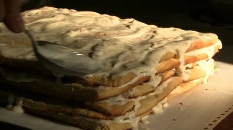 Cooking cake 스톡 동영상 11919071