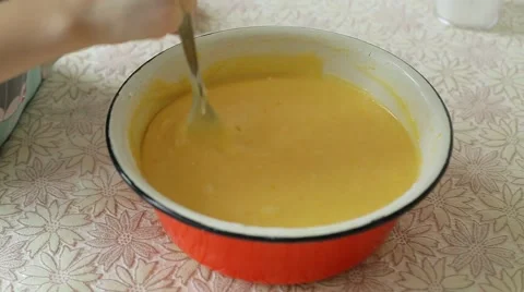 Cooking cake Stock Footage 46645474