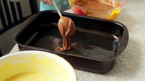 Cooking cake Stock Footage 46645752