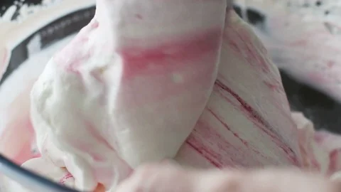Cooking a cake for a holiday. Bake cake for the birthday. The cook prepares Stock Footage 73714517