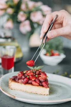 Cooking a cake Stock Photos