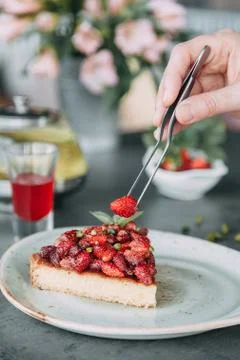 Cooking a cake Stock Photos