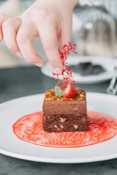 Cooking a cake Stock Photos