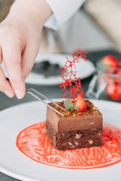 Cooking a cake Stock Photos