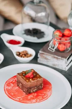 Cooking a cake Stock Photos