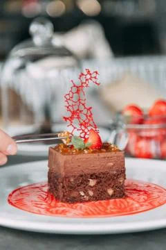 Cooking a cake Stock Photos