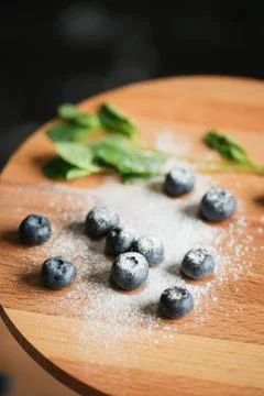 Cooking cake on the table and baking cake ingredients Stock Photos