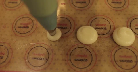 Cooking cakes using a cooking syringe Stock Footage 253852024