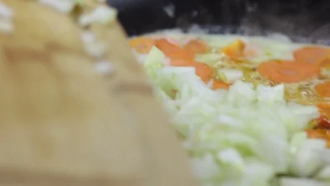 Cooking carrots Stock Footage 70759660