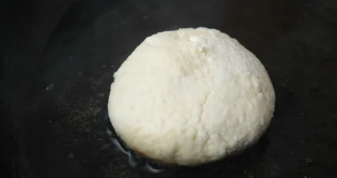 Cooking cheese pancakes in the kitchen Stock Footage 109434653