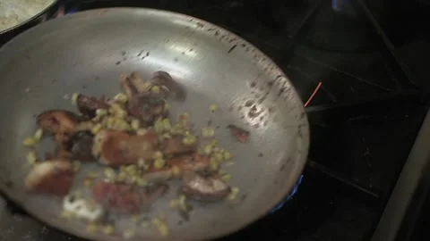 Cooking Chef Restaurant Steak Pan Kitchen Culinary Dinner Vídeo Stock 138289038