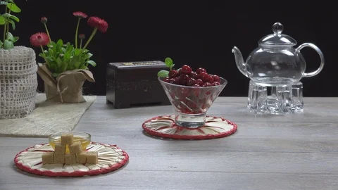 Cooking Cherry Stock Footage 98244068