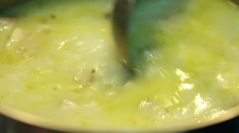 Cooking Chicken Soup Stock Footage 34806486