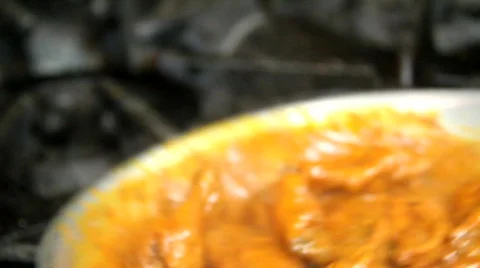 Cooking Chicken Wings Stock Footage 772006