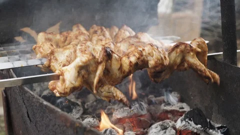 Cooking chicken wings Vídeos de archivo 128183307