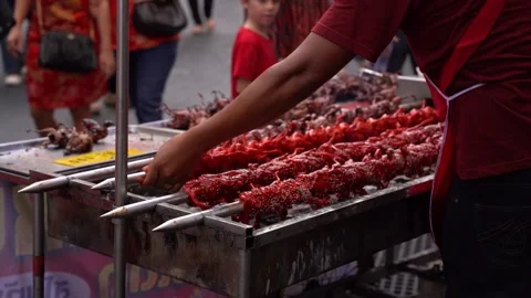 Cooking in Chinatown Stock Footage 246896229