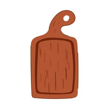 Cooking chopping board cartoon vector illustration Stock Illustration