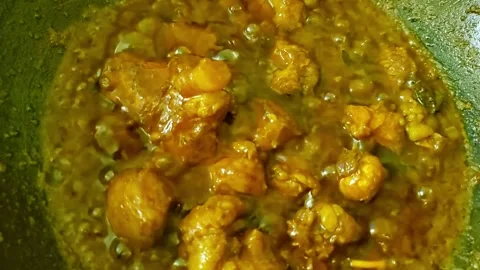 Cooking closeup meat. Stock Footage 293486597