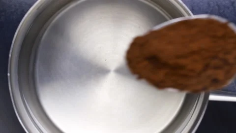 Cooking coffee. Close up. Stock Footage 95710326