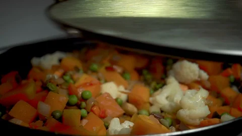 Cooking concept, food; kitchen; vegetable; meal; green; dinner; organic; healthy Stock Footage 99965050