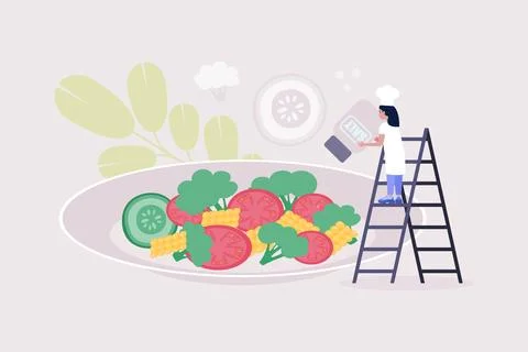 Cooking concept Stock Illustration
