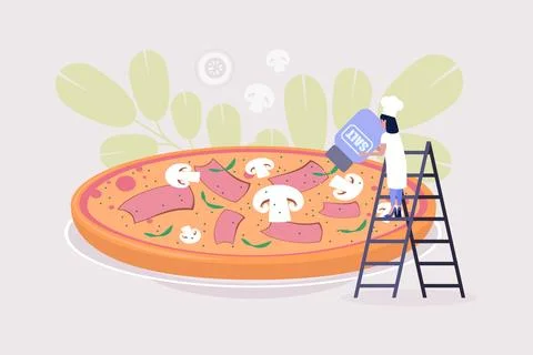 Cooking concept Stock Illustration