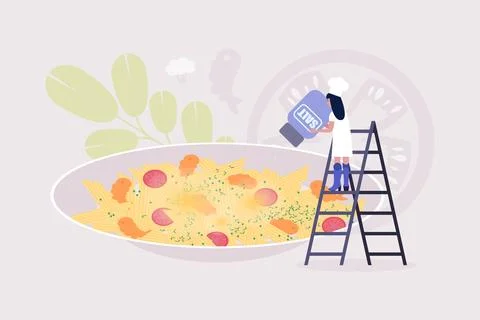 Cooking concept Stock Illustration