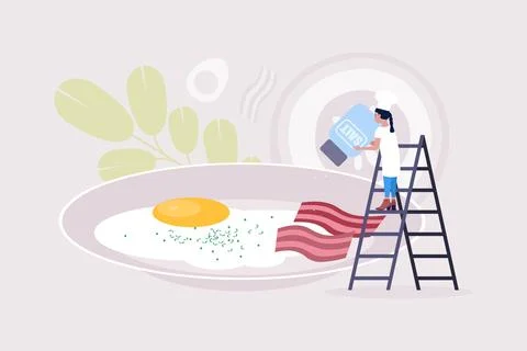 Cooking concept Stock Illustration