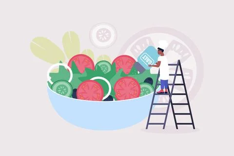 Cooking concept Stock Illustration