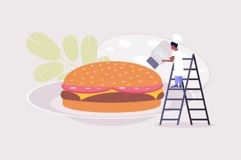 Cooking concept Stock Illustration