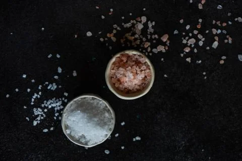 Cooking concept with salt Stock-Fotos