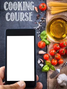Cooking course concept Stock Photos