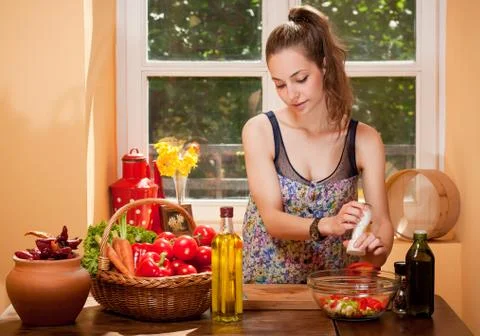 Cooking course. Stock Photos