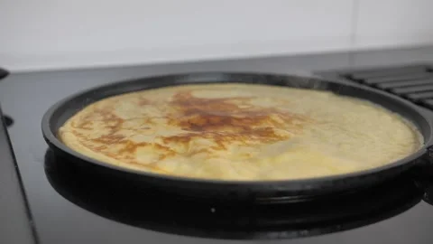 Cooking Crepe Stock Footage 201867168