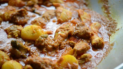 Cooking curry chicken Vidéo 26181385