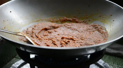 Cooking curry paste 库存影片 26180817