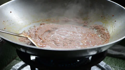 Cooking curry paste Stock Footage 26180862