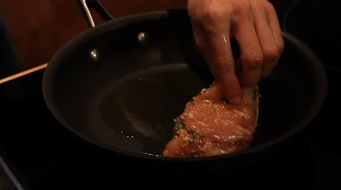 Cooking a  Delicious Chicken Stock Footage 37415616