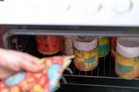 Cooking delicious Easter cakes for Easter Stock Photos